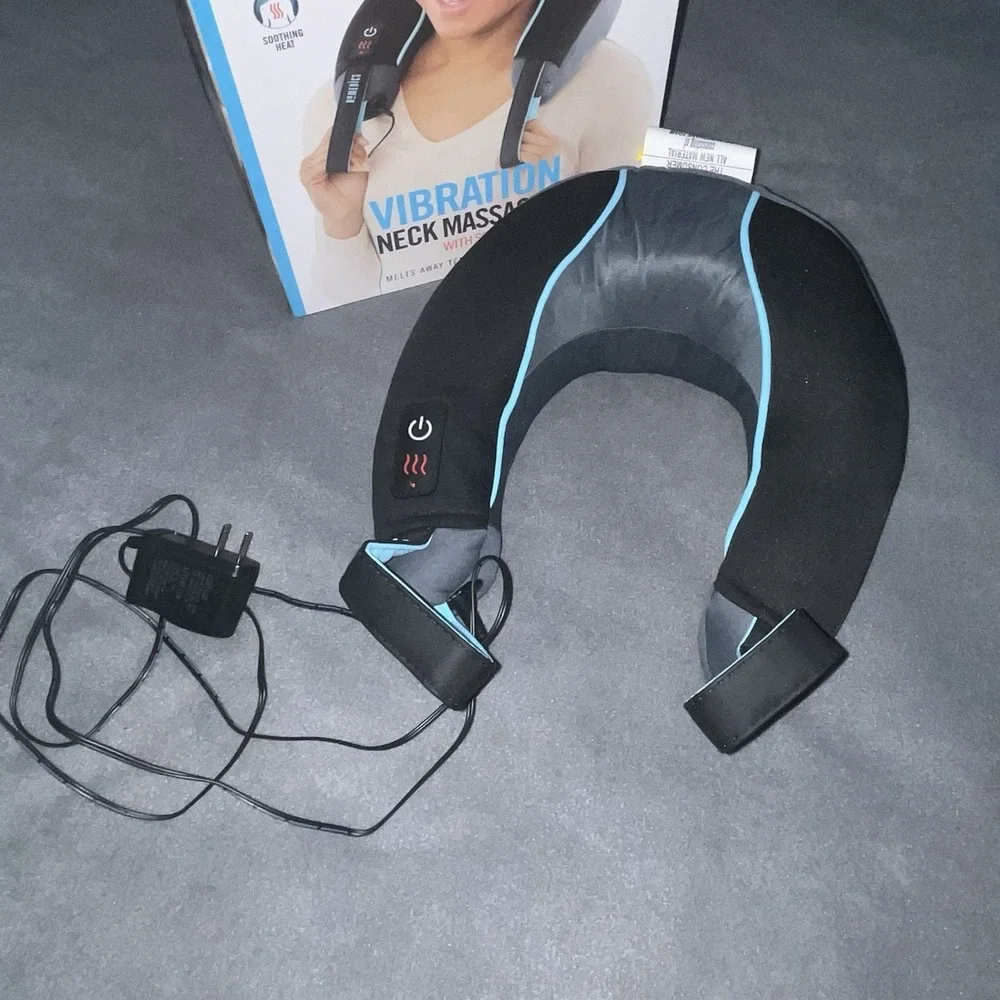 Homedics Comfort Foam Vibration Neck Massager With Heat Open Box